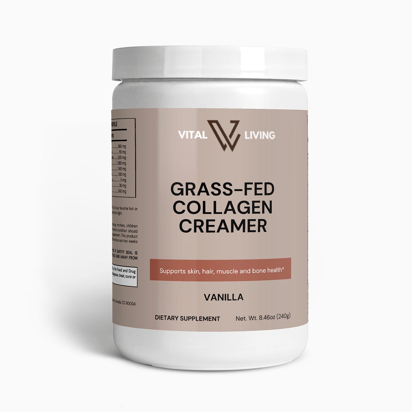 Grass-Fed Collagen Creamer (Vanilla)