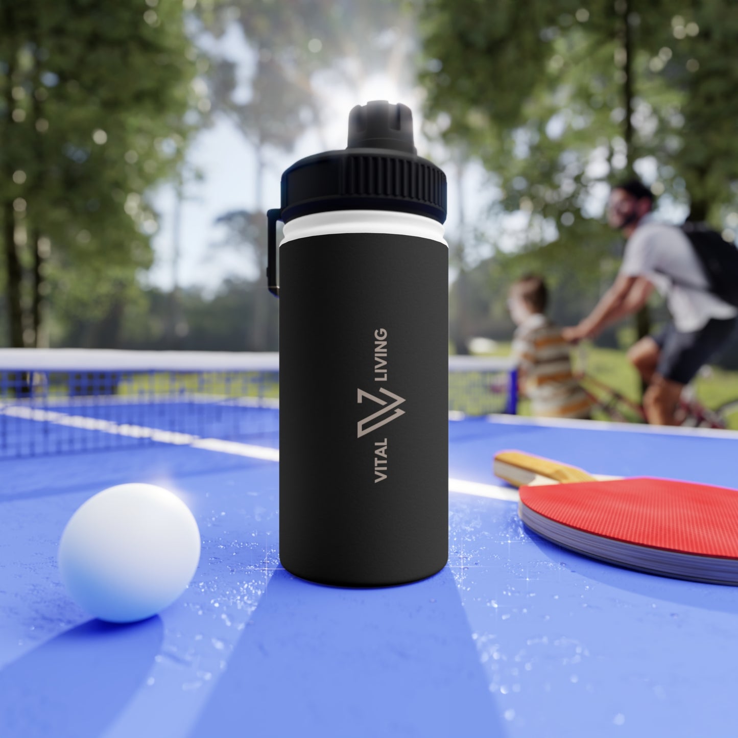 Stainless Steel Water Bottle, Sports Lid